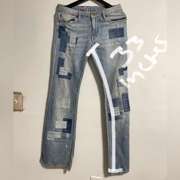 Denim & Supply Ralph Lauren Other - Ralph Lauren Flare Blue Patchwork Jeans (29/34)